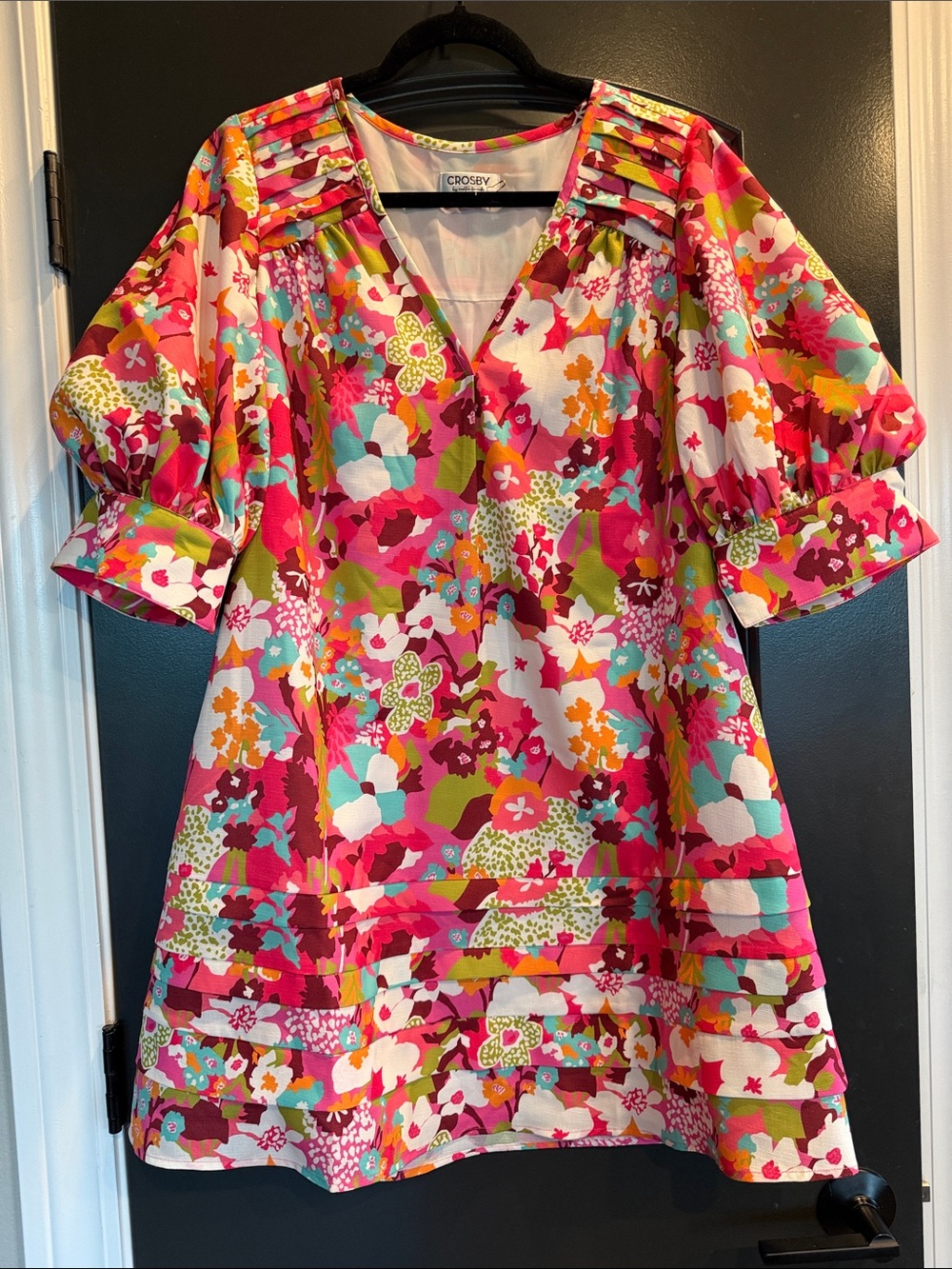 Crosby by Mollie Burch V-Neck Floral Dress
